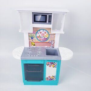 BARBIE x PIONEER WOMAN Ree Drummond Teal Floral Stove Sink Counter Top